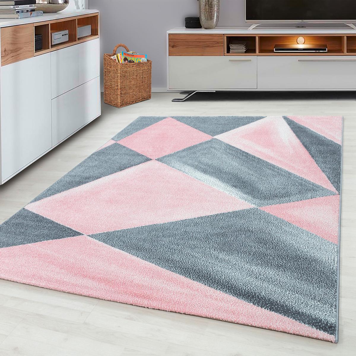 Läufer Beta Rosa ca. 80x250cm - Rosa, Basics, Textil (80/250cm) - Novel