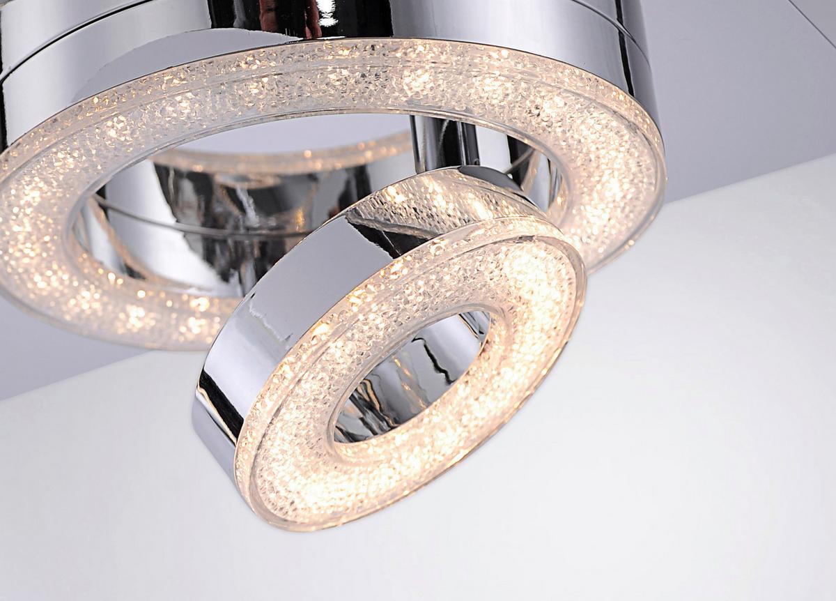 LAMPA SUFITOWA LED L14821-17 TIM *SBN* - kolor chromowy, Design, metal (40/17/13cm) - Novel