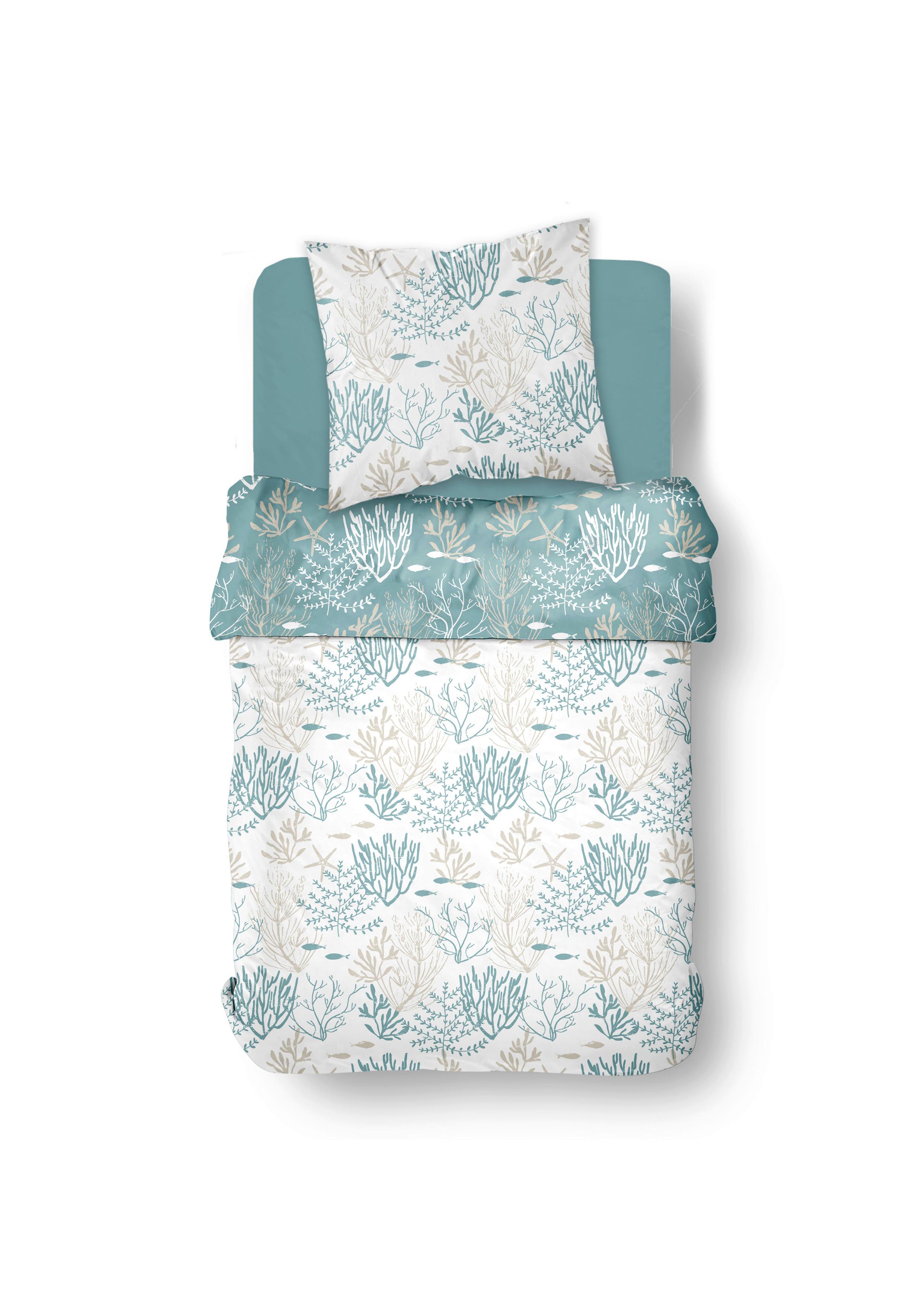 Posteljnina Sunshine - metino zelena, Moderno, tekstil (140/200cm)