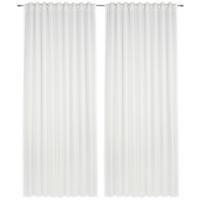 ZASŁONA GOTOWA CHIFFON 2 SZT. - biały, Basics, tkanina (140/245cm) - Esposa