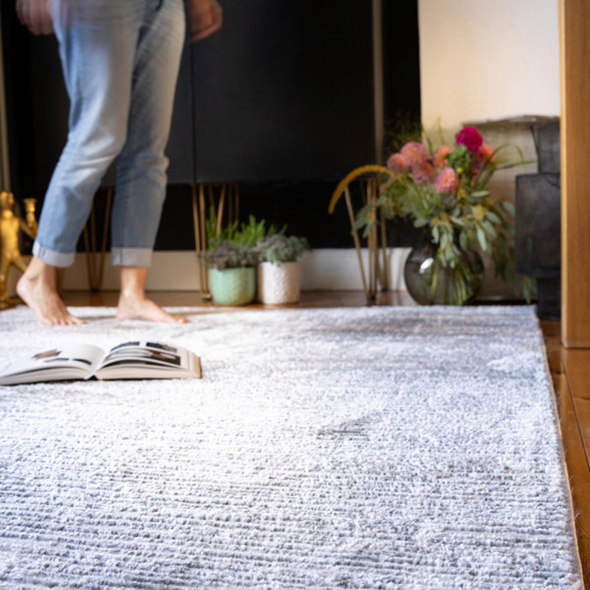 VINTAGE-TEPPICH MY NEVADA 343 - Grau, Design, Textil (160/230cm)