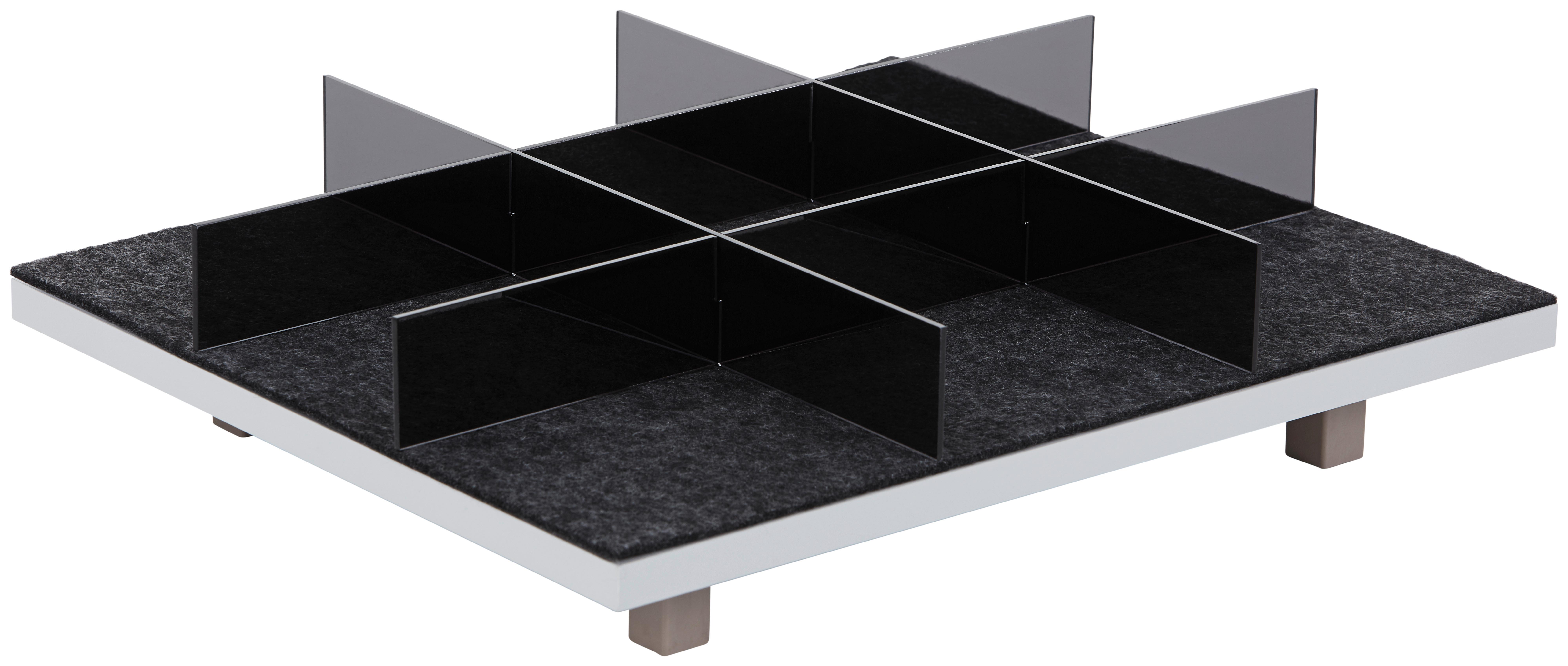 Schubkasteneinsatz "UNIT" aus Kunststoff in Anthrazit - Anthrazit, MODERN, Kunststoff (32,2/40,9/4,4cm) - Based