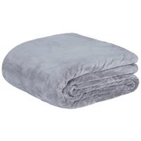 Kuscheldecke Michael in Grau ca. 220x240cm - Grau, Textil (220/240cm) - Modern Living