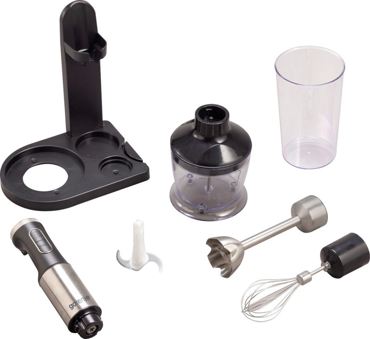 Stabmixer-Set Hbx1000eb - Edelstahlfarben, Trend (6,8/40,7/8,2cm) - Gorenje