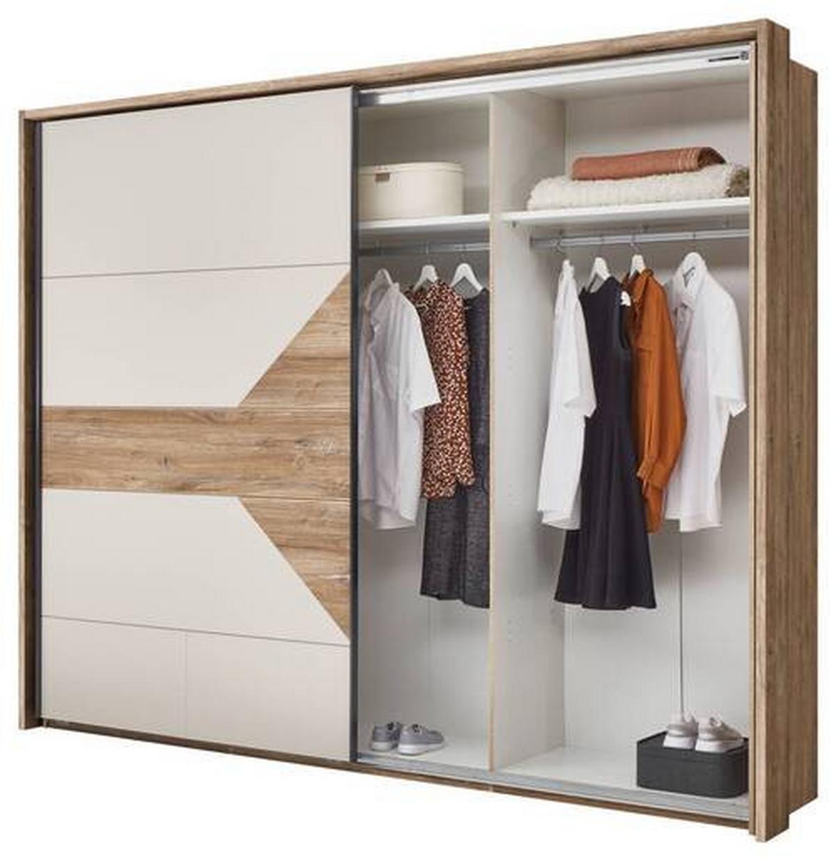 Ramă pentru dulap Julia - culoare lemn stejar, Konventionell, material pe bază de lemn (280/230/17,5cm)