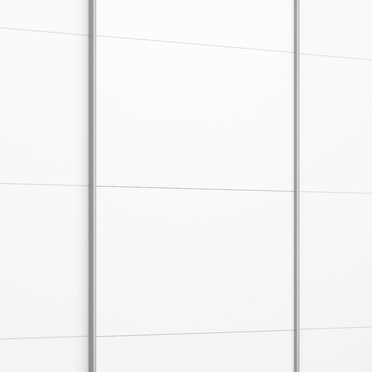 Ormar S Kliznim Vratima Belluno - bijela/boje aluminija, Moderno, drvni materijal/metal (271/210/62cm) - Modern Living