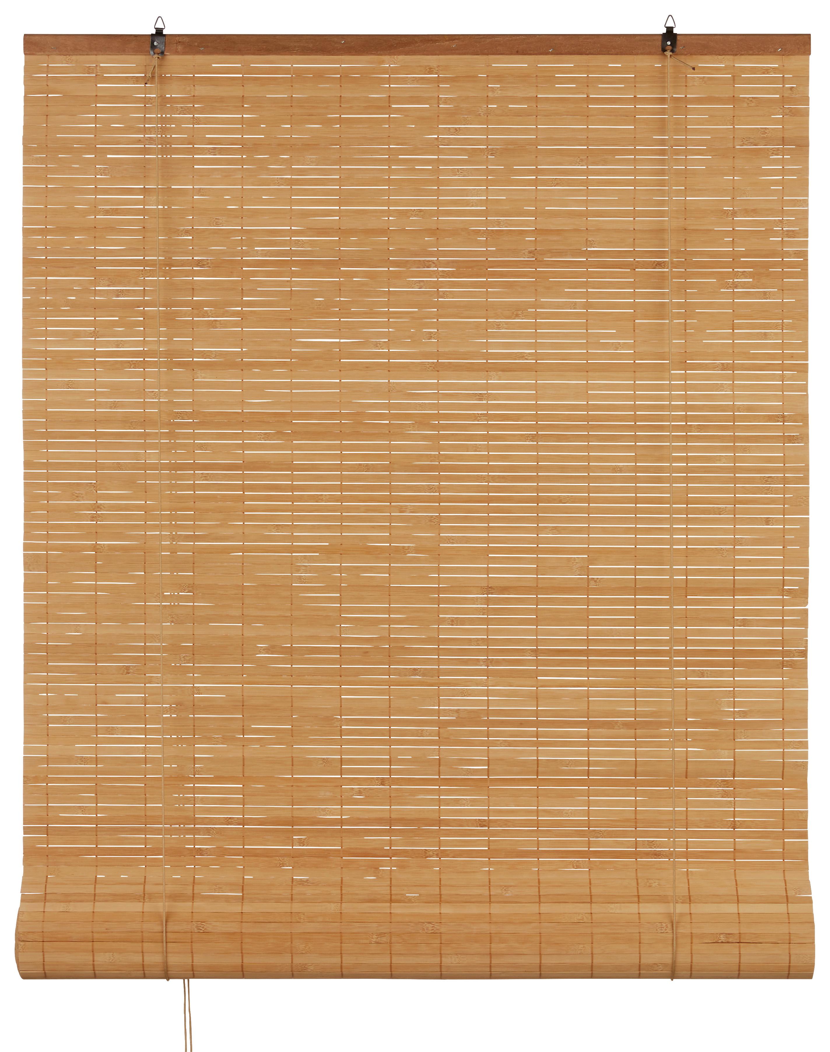RULLGARDIN WOODY - brun, Lifestyle, trä (80/240cm) - Modern Living