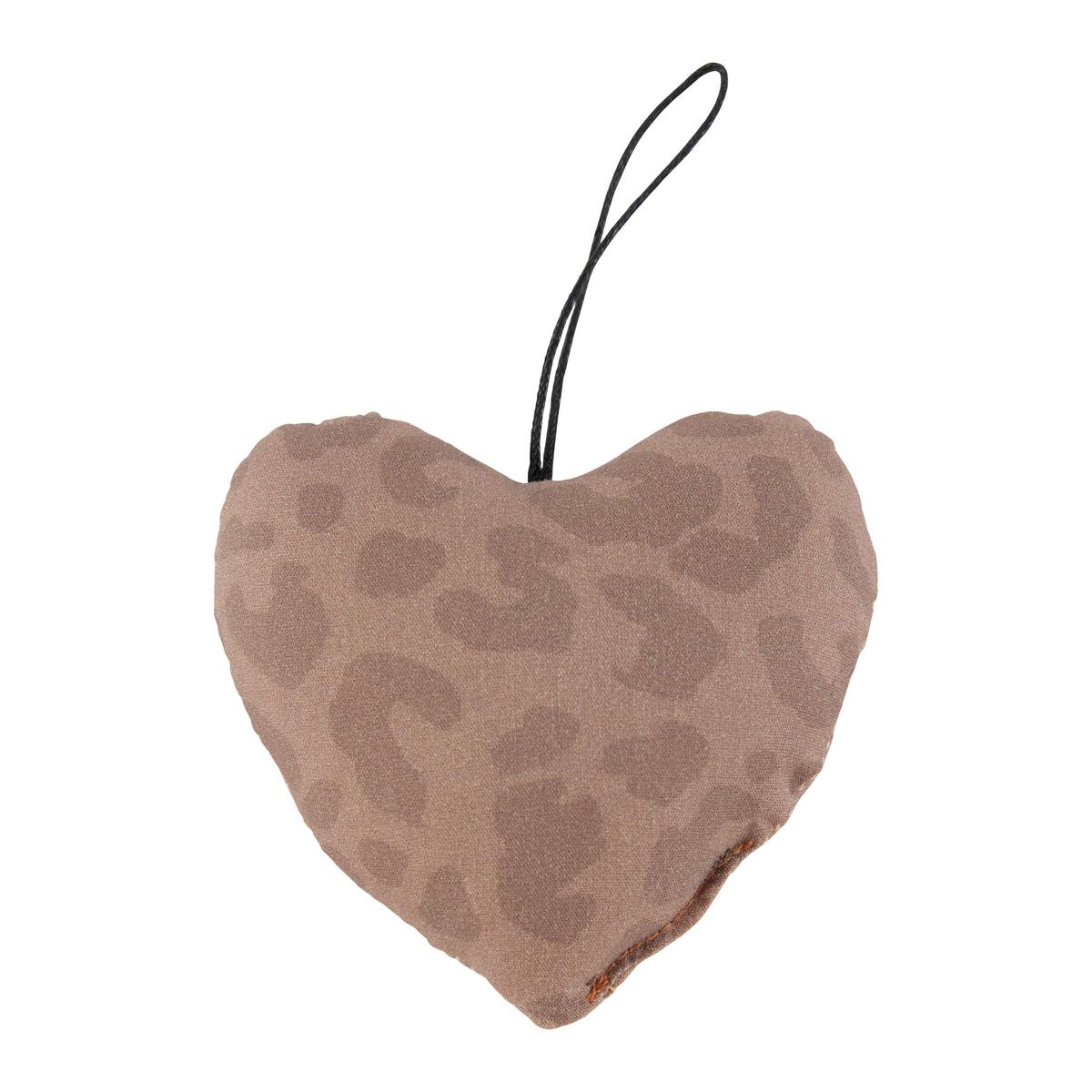 Dekohänger Heart Beige - Beige, Textil (10,5/9cm) - Mömax