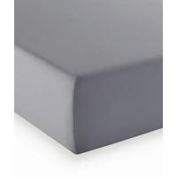 Boxspring-fixleintuch Q 4000 96 - Dunkelgrau, Basics, Textil (90-100/200-210cm) - Fleuresse