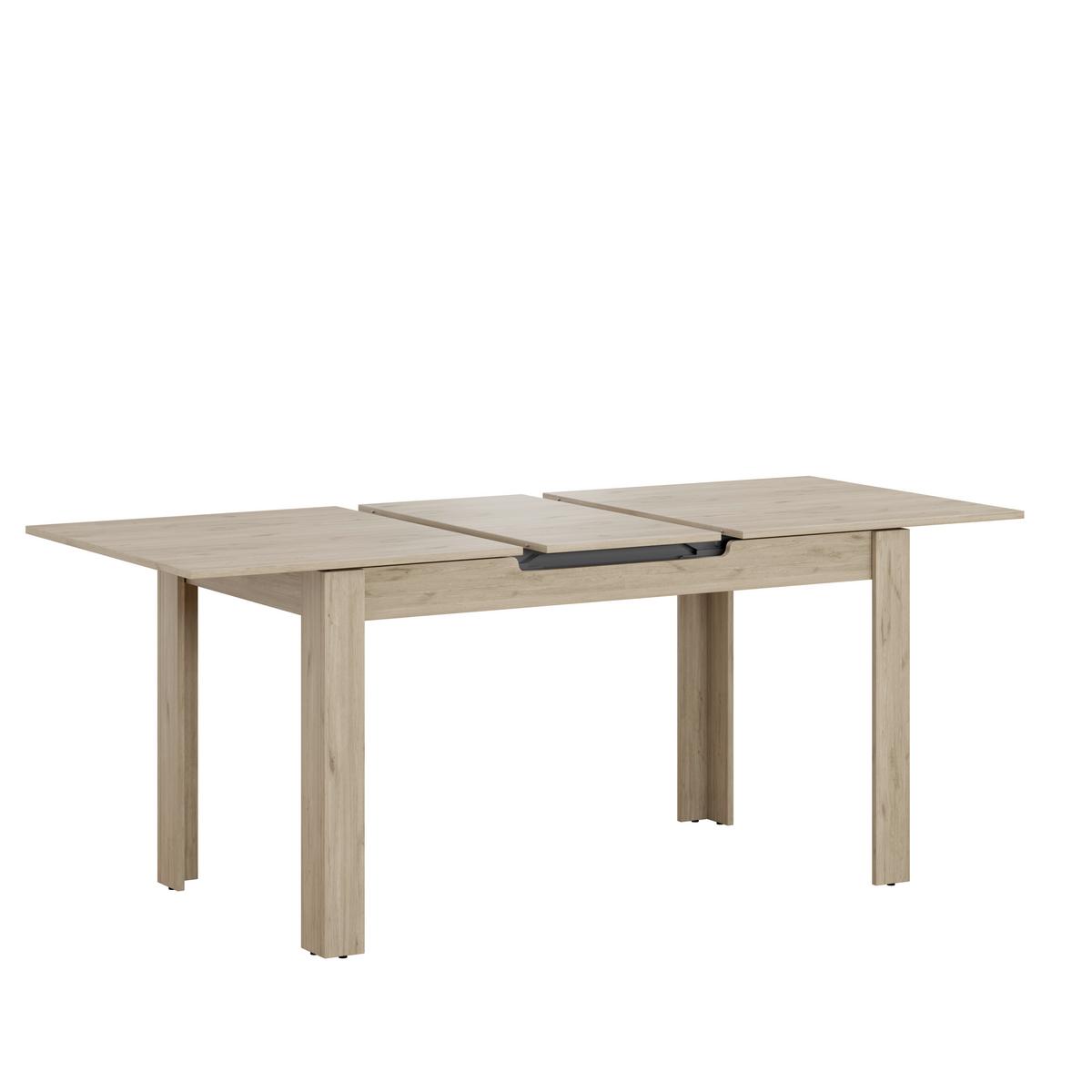 Ausziehtisch Andorra Eiche Artisan - Eiche Artisan, MODERN, Holzwerkstoff (140-180/80/75cm) - Mömax