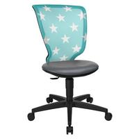 KRZESŁO OBROTOWE MŁODZIEŻOWE SPIDER KID 2017 STAR - antracytowy/czarny, Design, tworzywo sztuczne/tkanina (44/84-98/40cm) - Ben'n'jen