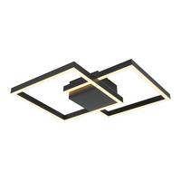 LAMPA SUFITOWA LED JAYDEN - czarny, Modern, tworzywo sztuczne/metal (74/51/9cm) - Bessagi Home