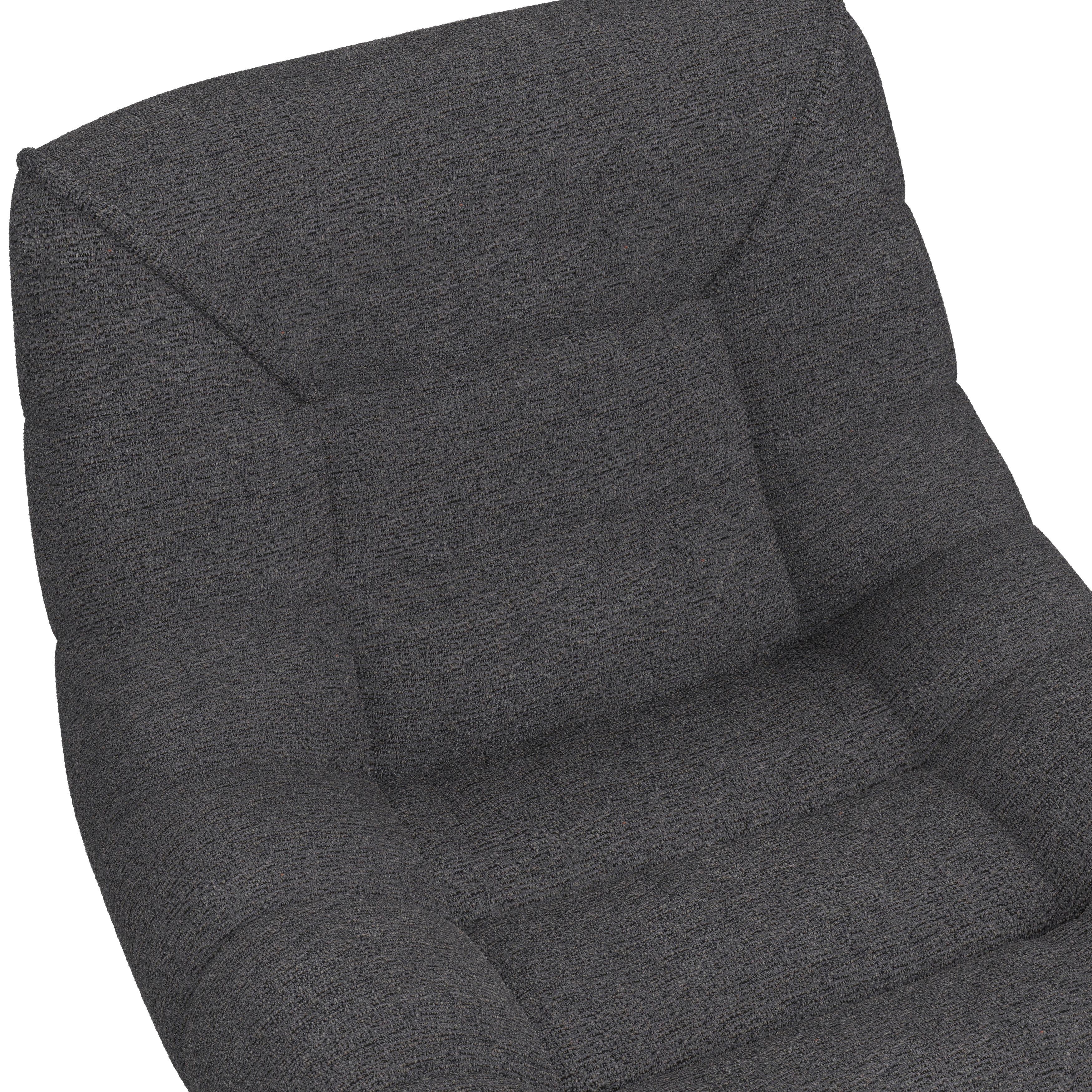 RELAXFÅTÖLJ LORENA - svart, Modern, metall/textil (101/83/95cm) - Bessagi Home