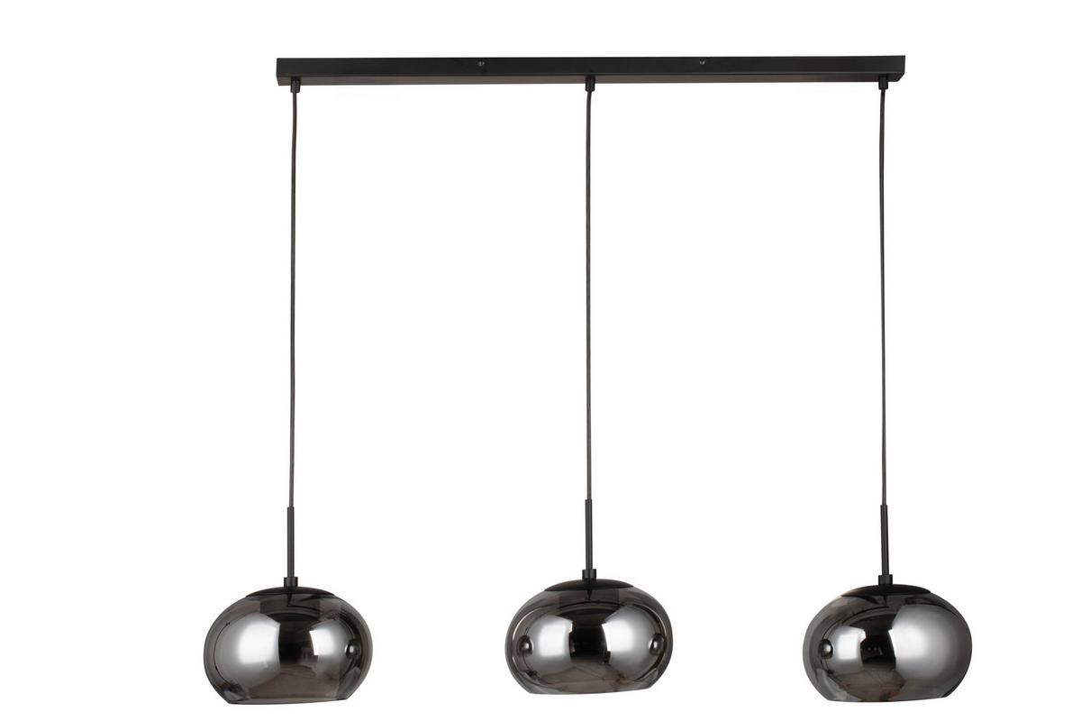 LAMPA WISZĄCA LED MILA *SBN* - czarny, Design, metal/szkło (103/23/150cm) - Novel