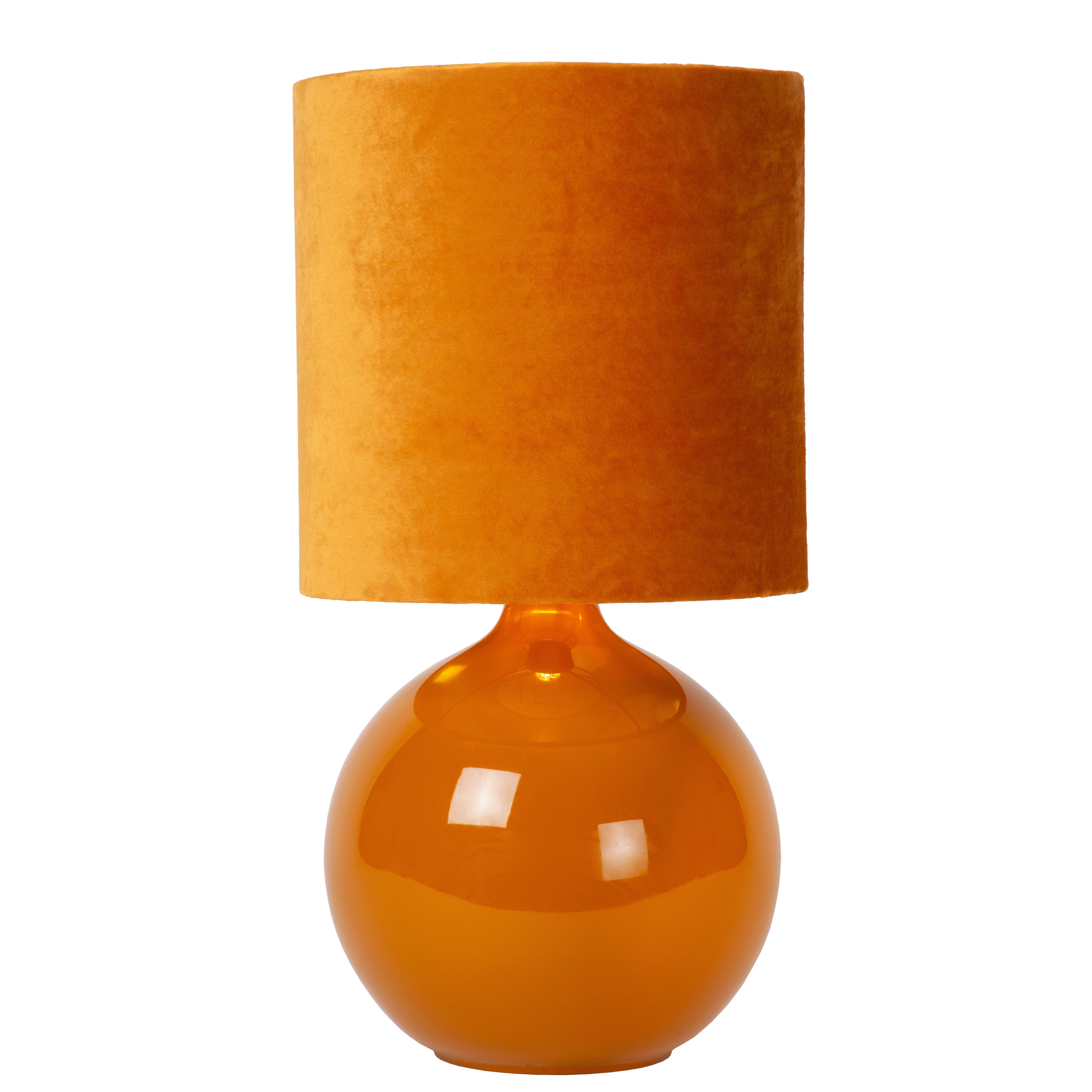 LAMPA STOŁOWA 10519/81/44 ESTERAD - ciemnożółty, Lifestyle, szkło (24/24/47cm) - Lucide
