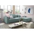 Wohnlandschaft in Hellblau 'Lazy Ecke' - Pink/Silberfarben, Design, Holzwerkstoff/Kunststoff (206/294cm) - Livetastic Wohnlandschaft in Hellblau 'Lazy Ecke' - Pink/Silberfarben, Design, Holzwerkstoff/Kunststoff (206/294cm) - Livetastic