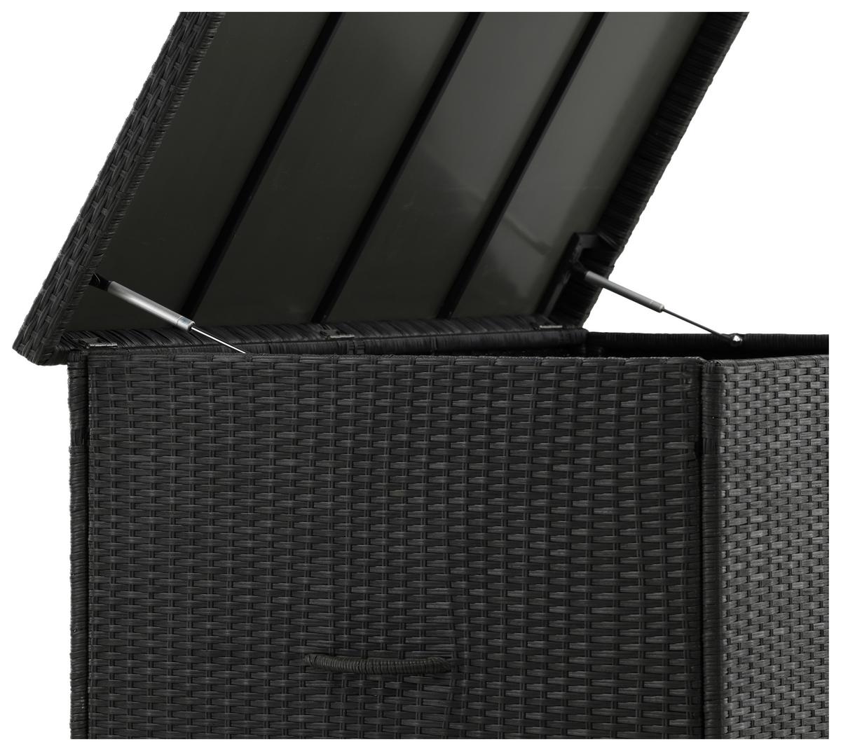 KISSENBOX AMAZON - Schwarz, KONVENTIONELL, Kunststoff (150/100/90cm) - Gardenson