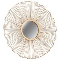 LUSTRO ŚCIENNE POTPOURRI - kolor złoty, Trend, metal/szkło (64/3cm)