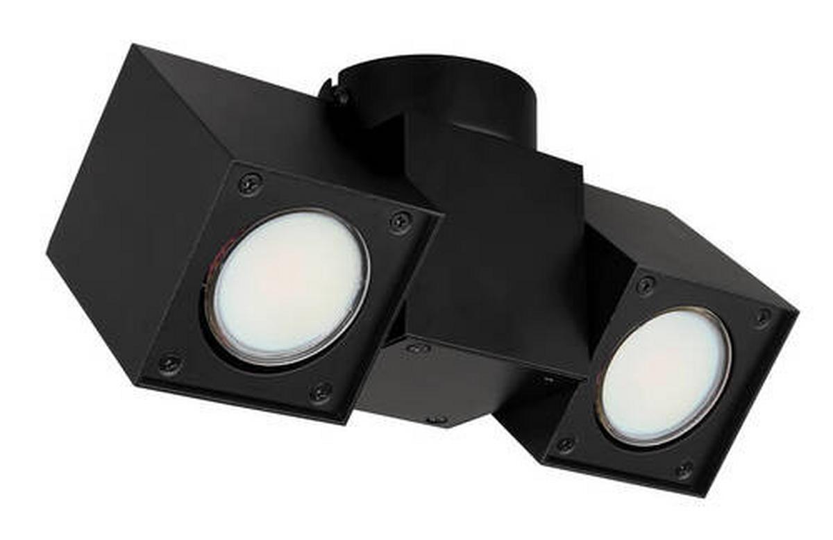 Strahler Erin Schwarz max. 35 Watt - Schwarz, Design, Metall (21,7/7/10,5cm) - Globo