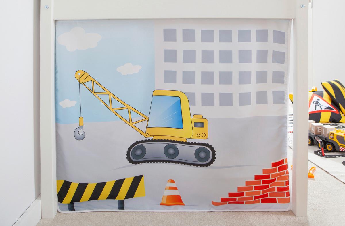 Pograd Malte, Bela, Pravi Les, 90x200cm - bela/naravne barve, Natur, les (90/200cm) - MID.YOU