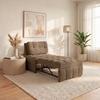SCHLAFSESSEL LIARA - Schwarz/Mokka, MODERN, Holz/Textil (88/87/110cm) - Bessagi Home