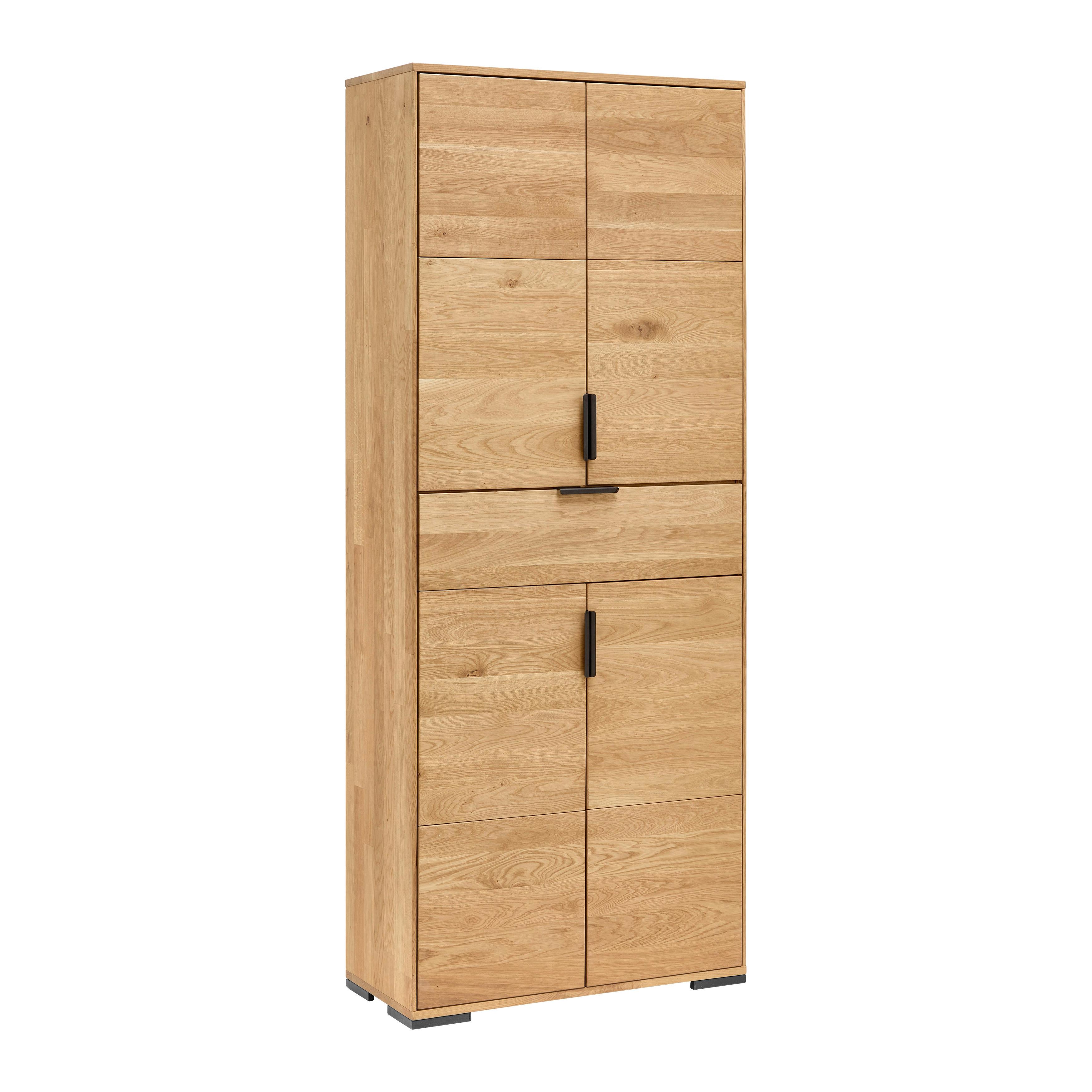 MAPPSKÅP ALBERO - naturfärgad, Modern, trä (80/200/38cm) - Based