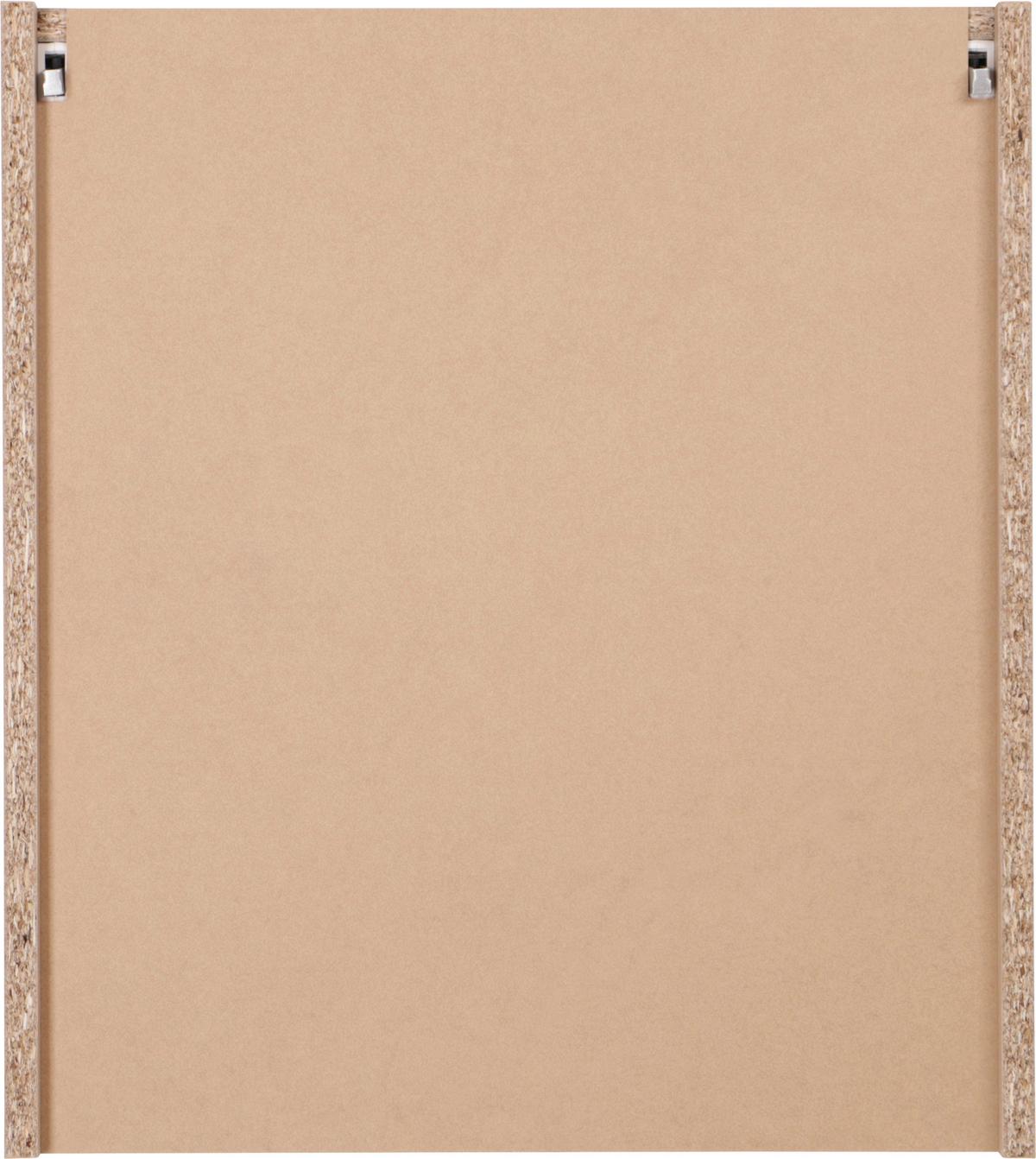 Kuhinjska Zgornja Omarica Merle, Barva Hrasta, Siva - srebrne barve/siva, Basics, kovina/leseni material (50/56,1/34,6cm) - Respekta