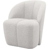 Sessel Mojo Ecru B: 68cm - Ecru/Schwarz, Design, Kunststoff/Textil (68/75/77cm) - Livetastic