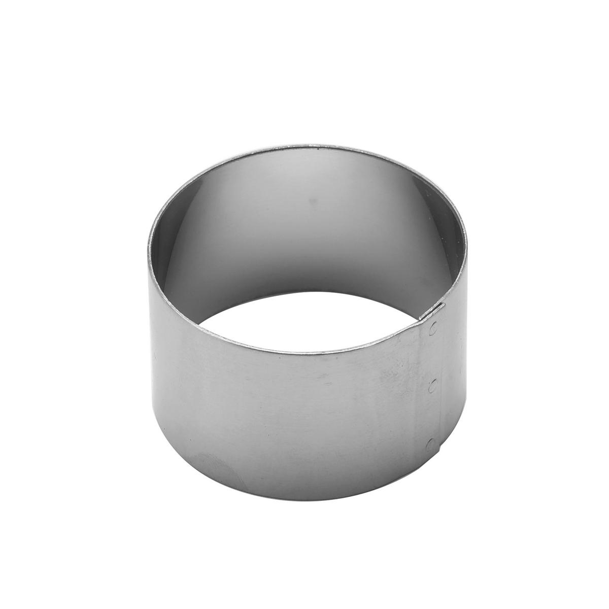 ZESTAW PIERŚCIENI NA SERWETKI EW-NR-2107 - kolor srebrny, Basics, metal (4/2,5cm) - Echtwerk
