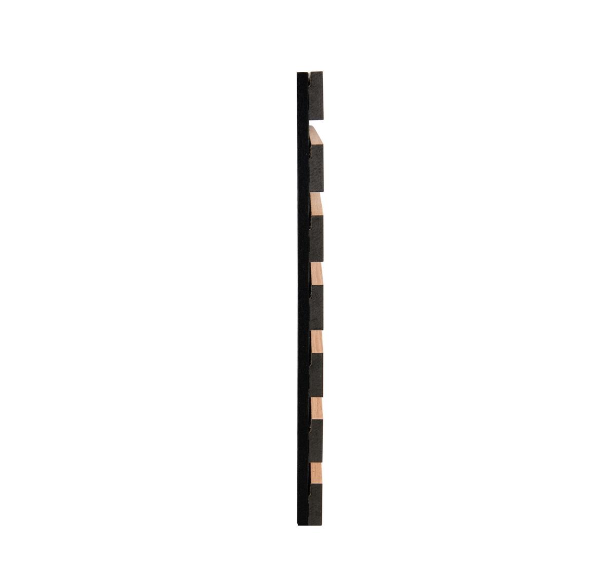 WIESZAK ŚCIENNY GRACE - czarny/dąb artisan, Modern, materiał drewnopochodny/tkanina (80/40/2,1cm) - Milino