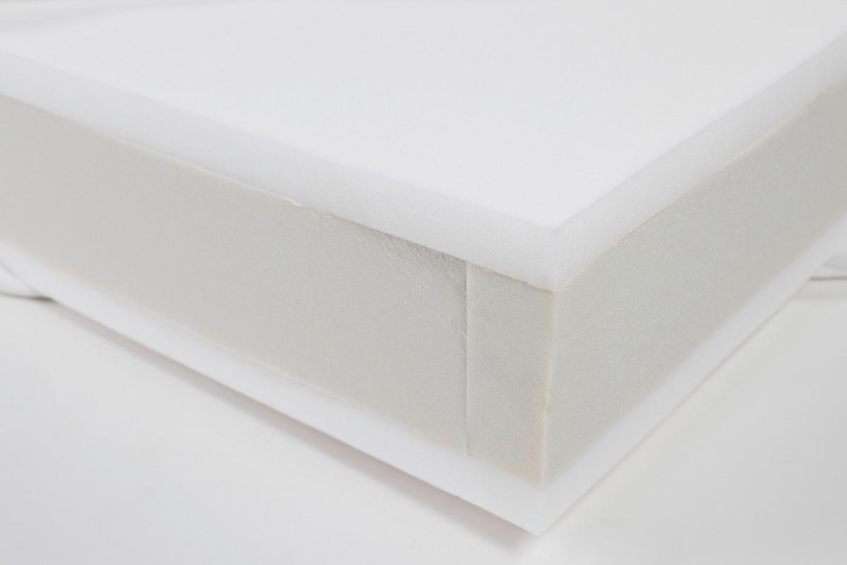 MATERAC-RDZEŃ/SPRĘŻYNY KIESZ. 7 ZONE POCKET SPRING MATTRESS - biały, Modern, tkanina (90/200cm) - Livetastic