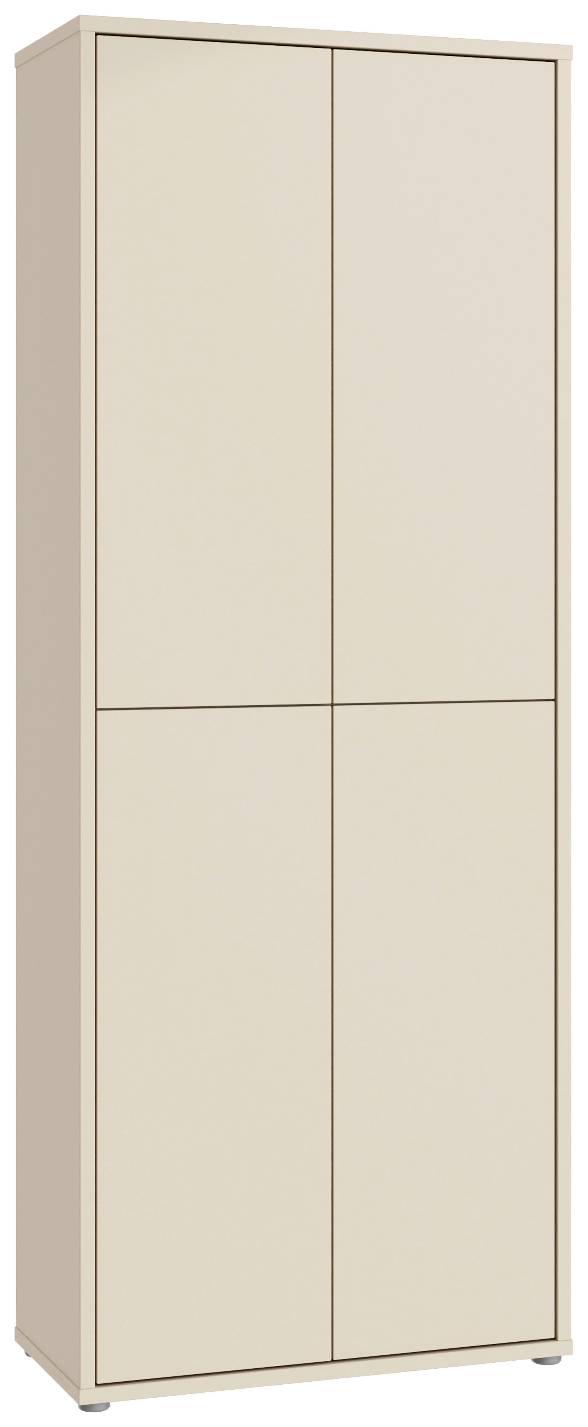 Dulap pentru pantofi ALICE SPRINGS - nisipiu, Modern, material pe bază de lemn (74,5/191,9/34,9cm) - Modern Living