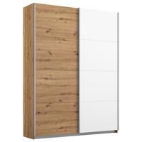 Ormar S Kliznim Vratima Subito - bijela/hrast Artisan, Moderno, drvni materijal/metal (136/197/61cm) - Modern Living