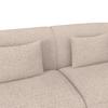 CANAPÉ D'ANGLE ALBA - crème/couleur chêne, MODERN, textile/bois (256/166cm) - Bessagi Home
