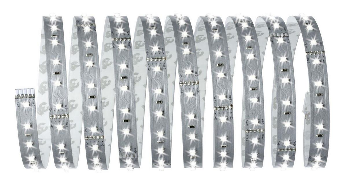 LED-Strip 70580 in Silberfarben max. 18 Watt - Silberfarben, Basics, Kunststoff (0,3cm) - Paulmann