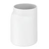Zahnputzbecher Naime in Weiß - Weiß, MODERN, Kunststoff (8/11/7,1cm) - Premium Living