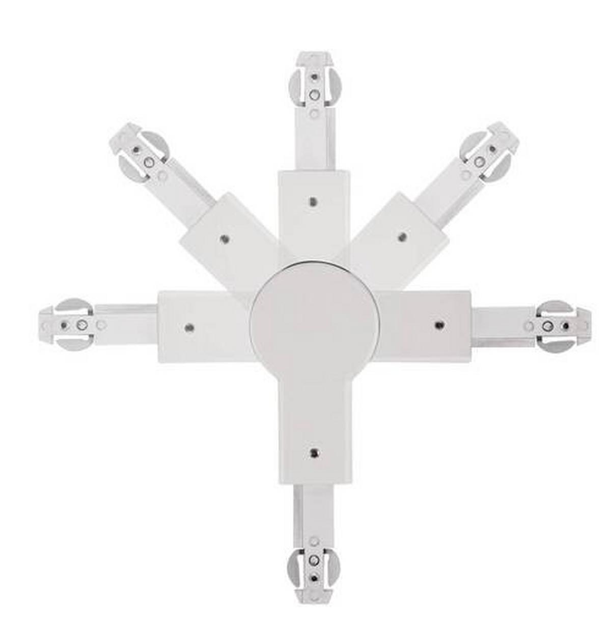 Schienensystem-Verbinder Angle Connector in Weiß - Weiß, Basics, Metall (15,9/1,8cm) - Paulmann