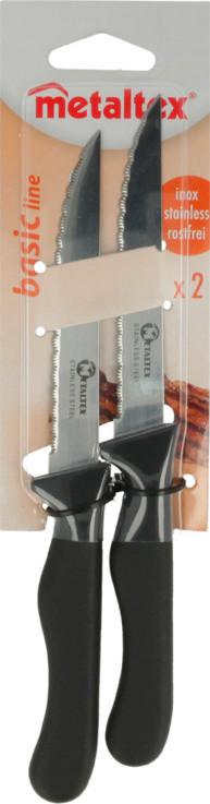 Steakkéskészlet Basic Line - fém (6.8/25.2/1.6cm)