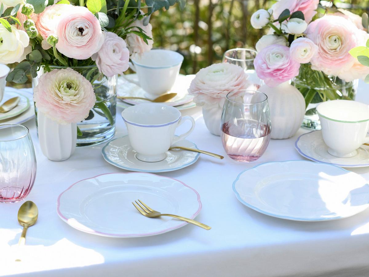 Kaffeeservice Florine Multicolor, 12-teilig - Multicolor, KONVENTIONELL, Keramik (28,8/22/17cm) - Creatable