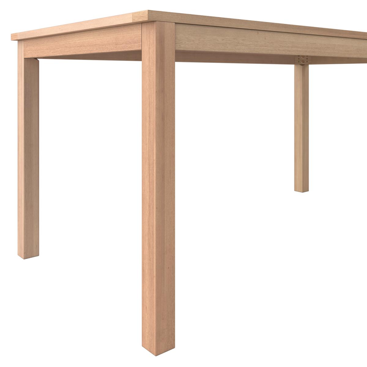 STÓŁ OGRODOWY KRISTINA - kolor drewna tekowego, Modern, drewno (140/80/75cm) - Ambia Garden