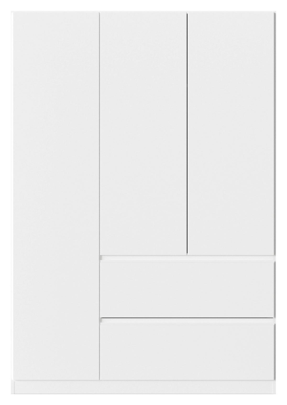 Omara S Klasičnimi Vrati Costa, Bela - bela, Moderno, leseni material (136/197/54cm) - Rauch Möbel