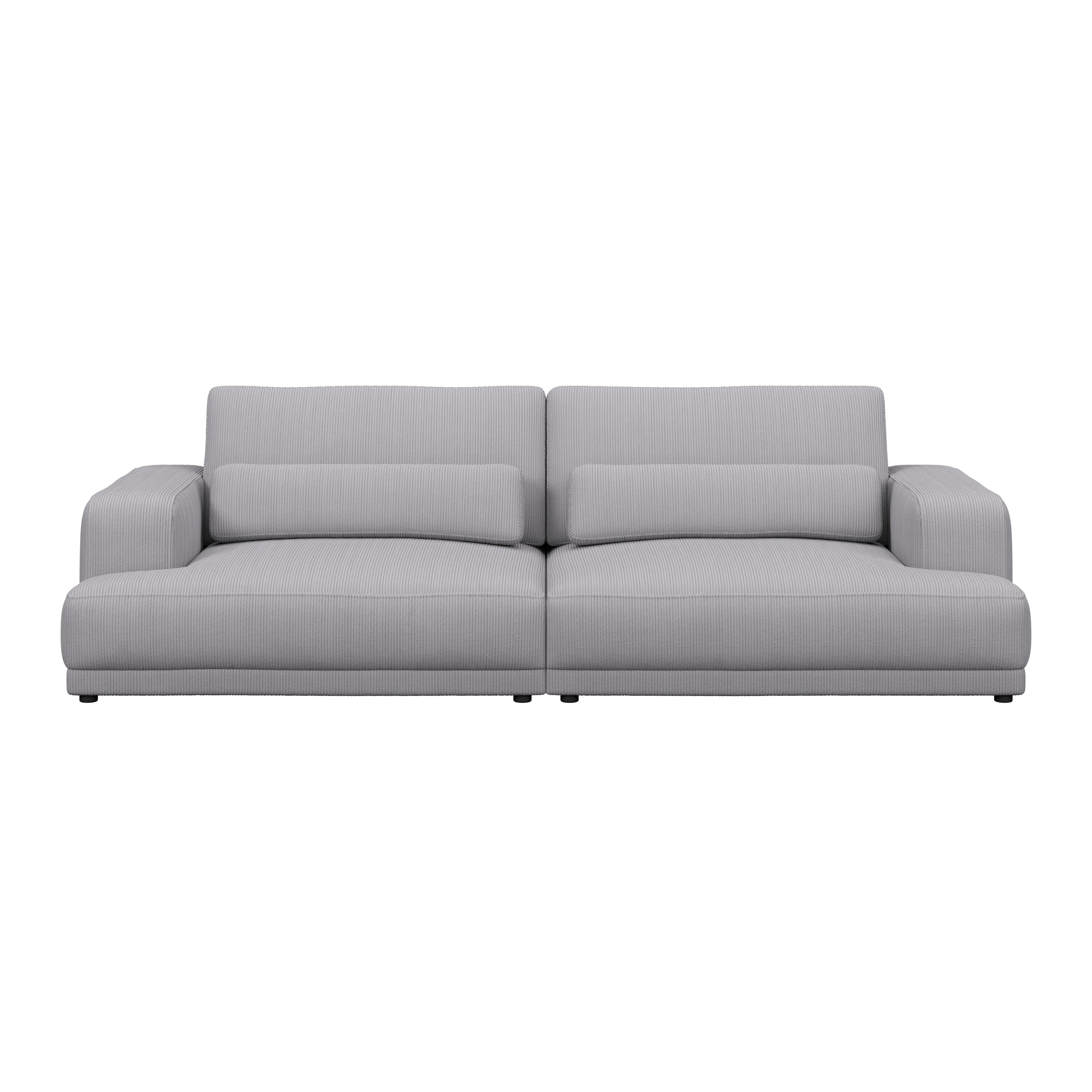 Velika Sofa Savona - svijetlo siva, Trend, tekstil (260/77/111cm) - Luca Bessoni