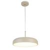 LED-HÄNGLAMPA MIKE - vit/sandfärgad, Modern, metall/plast (40/40/130cm) - Mömax