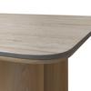MATBORD KIANO - cremefärgad/naturfärgad, Modern, trämaterial/trä (220/105/76cm) - Bessagi Home