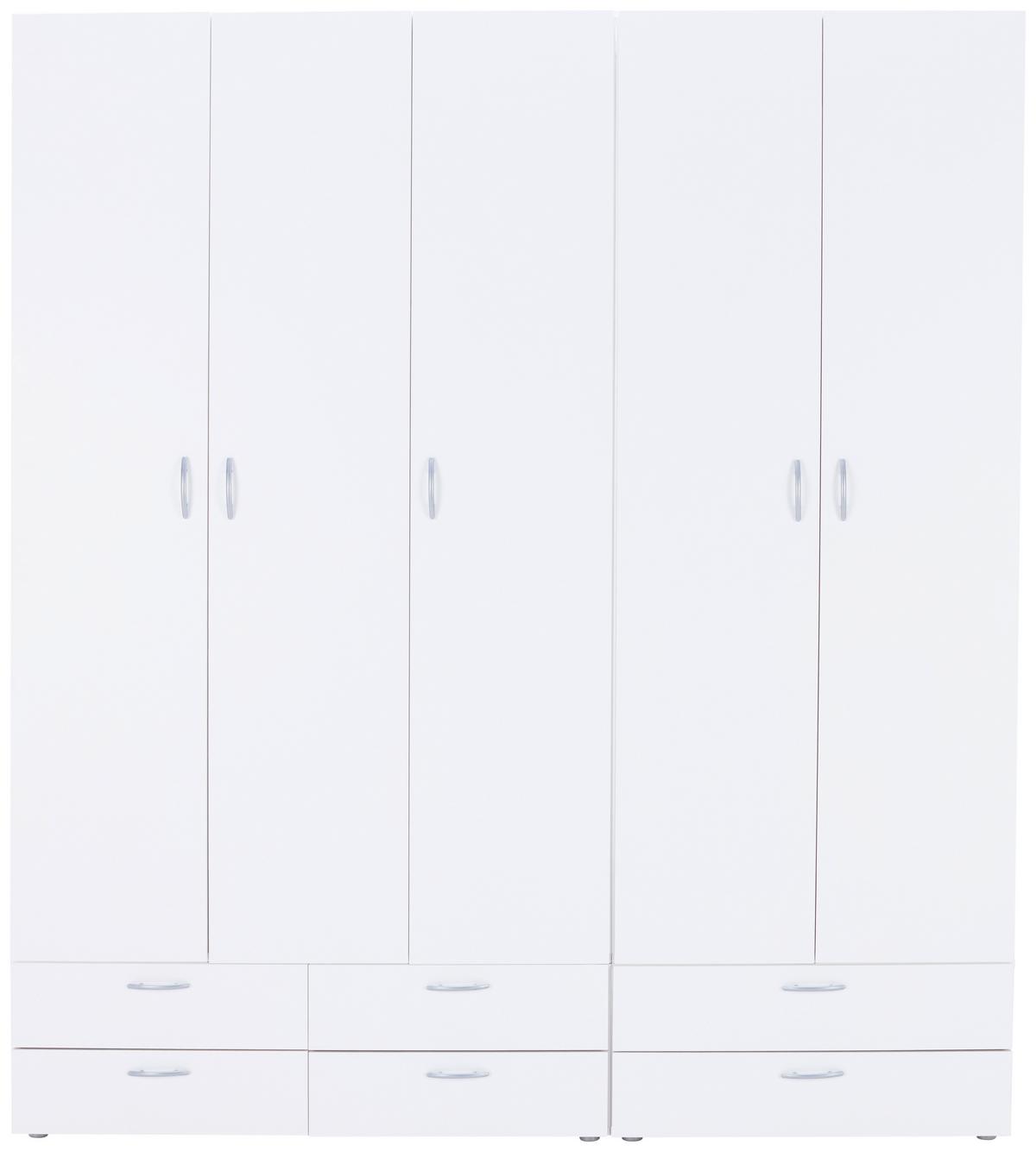 Predalnik Basic, Bela - bela, Konvencionalno, leseni material (110,7/35/51,9cm) - Mömax