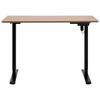 SKRIVBORD EMIL II - svart/ek Artisan, Modern, metall/trämaterial (120/72-118/60cm) - Mömax