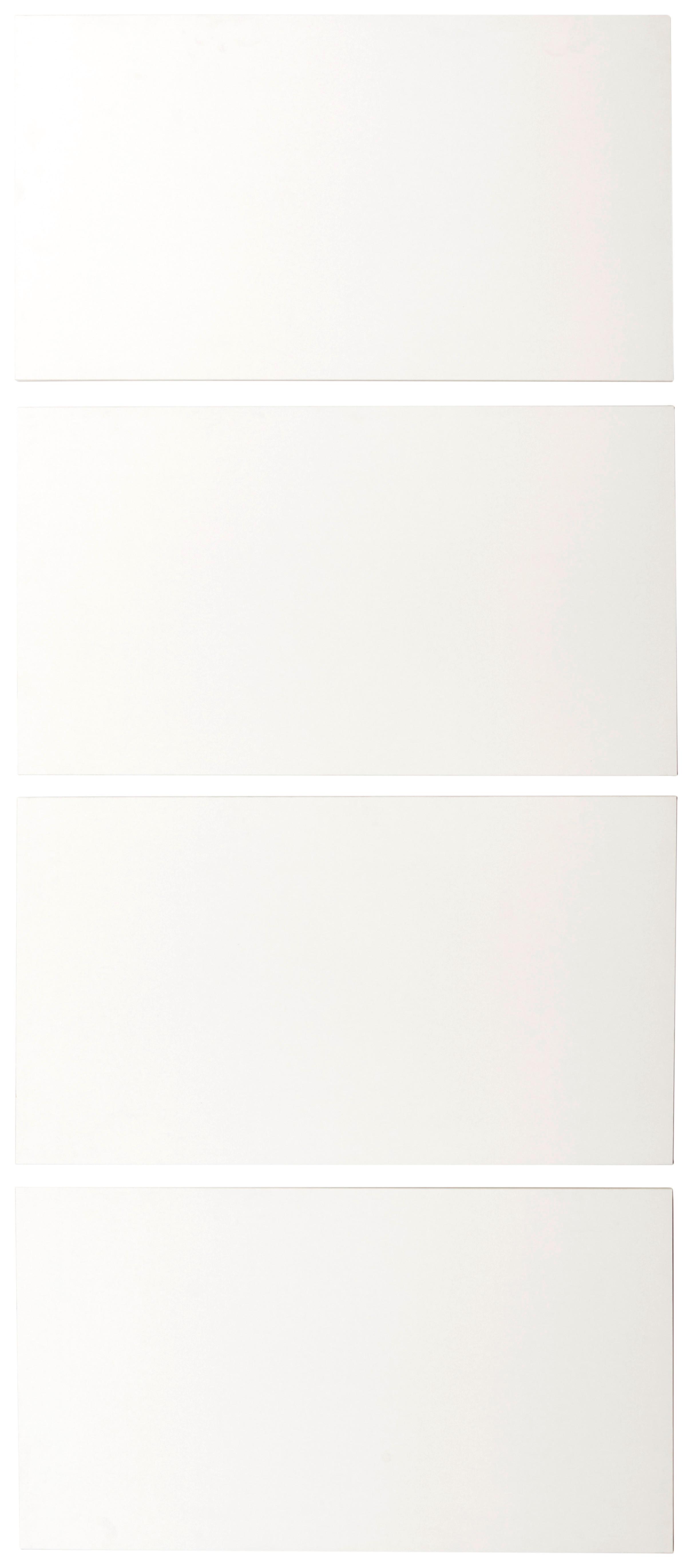 Frontpaneel in Weiß - Weiß, MODERN, Holzwerkstoff - Based