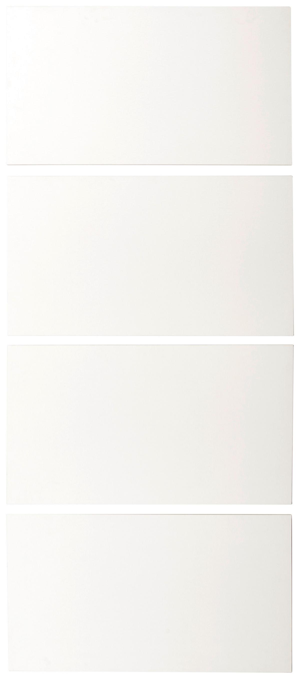 Frontpaneel in Weiß - Weiß, MODERN, Holzwerkstoff - Based