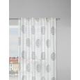 Zavesa Z Zankami Josephine - bela/antracit, Konvencionalno, tekstil (140/245cm) - Mömax modern living Zavesa Z Zankami Josephine - bela/antracit, Konvencionalno, tekstil (140/245cm) - Mömax modern living