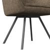 STOL MED ARMSTÖD BILLY - brun/svart, Modern, metall/trä (64/87/64cm) - Bessagi Home
